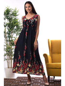 Rochie Dama Jemmysa Bleumarin Si Rosu