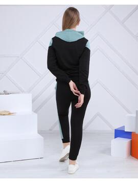 Trening Dama Bumbac Arabella Vernil si Negru