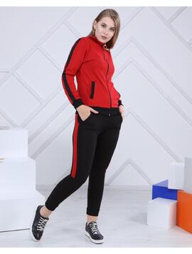 Trening Dama Bumbac Channon Rosu si Negru