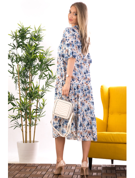 Rochie Dama MalyFlower Alb