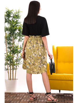 Rochie Dama Bumbac FloraOne Kaki