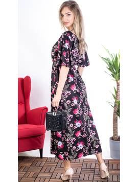 Rochie Dama Lunga Roses Roz