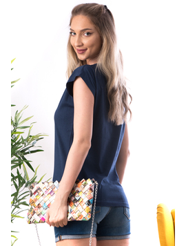 Tricou Dama Bumbac ImQueen Bleumarin