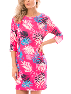 Rochie Dama LeafGirl Fucsia
