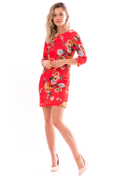 Rochie Dama DaianaFlower Rosu