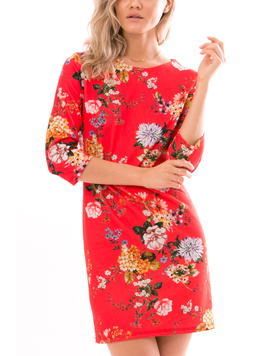 Rochie Dama DaianaFlower Rosu
