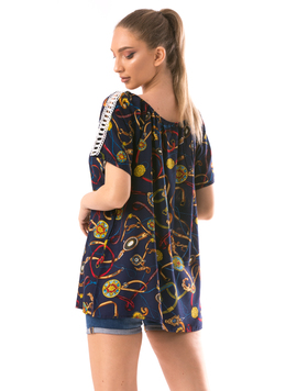 Bluza Dama ShoulerKriss Bleumarin