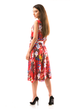 Rochie Dama YezzyFlow Rosu