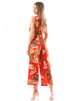 Salopeta Dama FlowerDesignOne Rosu