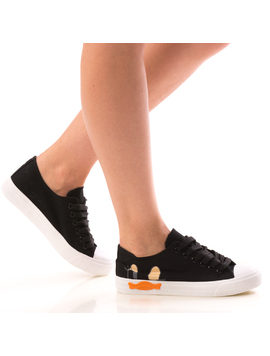 Tenesi Dama FrontWhite Negru
