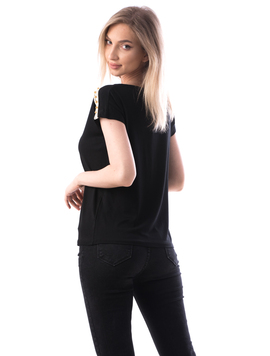 Bluza Dama Cu Dantela Fersty Negru