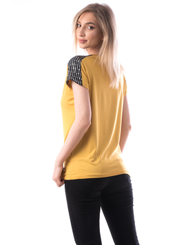 Bluza Dama CuAplicatii Mersty Mustar