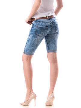Jeans Dama Scurti Xavy Bleumarin