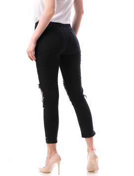 Jeans Dama Cristyy Negru