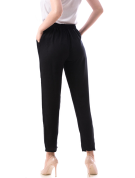 Pantaloni Dama Bumbac Shenxy Negru