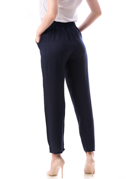 Pantaloni Dama Bumbac Shenxy Bleumarin