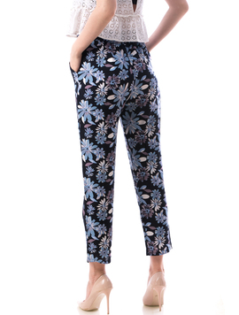 Pantaloni Dama Bumbac Ylos B Negru