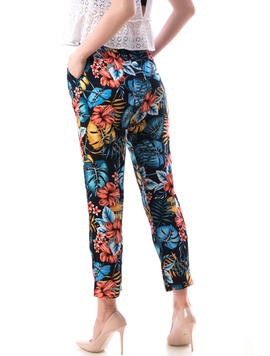 Pantaloni Dama Bumbac Ylos C Negru