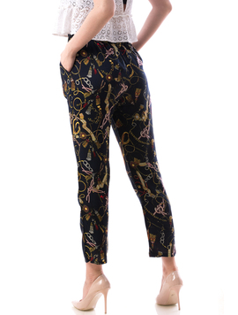Pantaloni Dama Bumbac Ylos D Negru