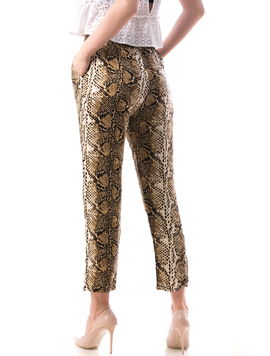 Pantaloni Dama Bumbac Ylos Bej