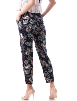 Pantaloni Dama Bumbac Ylos I Bleumarin