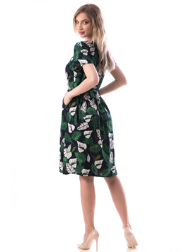 Rochie Dama Cu Cordon Vesky Verde