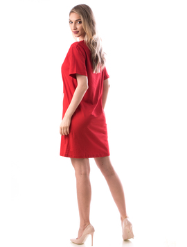 Rochie Dama Bumbac Soly Rosu