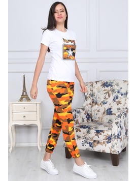 Trening Dama CamouflageFy Mustar