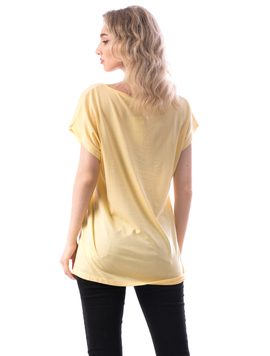 Tricou Dama Bumbac AllYouOne Galben
