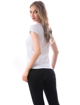 Tricou Dama Bumbac GetReady Alb