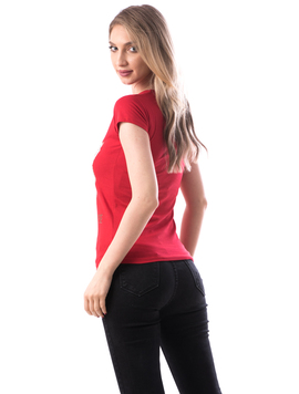 Tricou Dama Bumbac GetReady Rosu