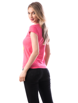Tricou Dama Bumbac Frenches Fucsia