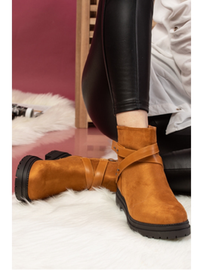 Ghete Dama MolyOne Camel