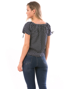 Bluza Dama NiceOne Negru si Alb