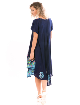 Rochie Dama LongDay Bleumarin Bleu Si Verde