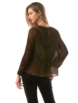 Bluza Dama VerticalPrint Maro