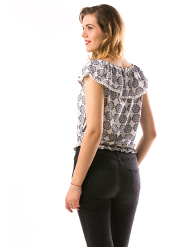 Bluza Dama ShortImpo Alb
