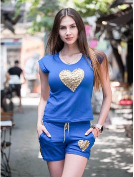 Compleu Dama Doua Piese Summer21 Albastru