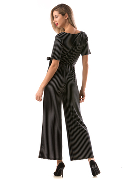 Salopeta Dama LongStripes Negru