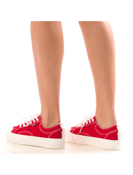 Tenisi Dama RedWhite Rosu