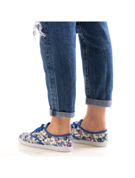 Tenisi Dama FlowerColor Bleumarin