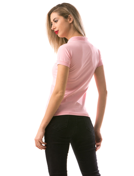 Tricou Dama CrownPolo Roz
