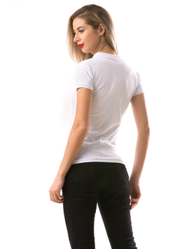 Tricou Dama CrownPolo Alb
