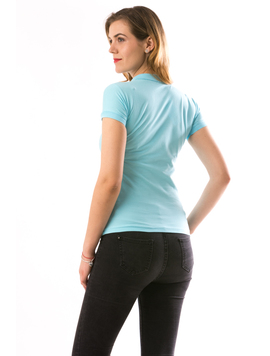 Tricou Dama CrownPolo Bleu