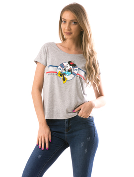Tricou Dama Mmikey Gri