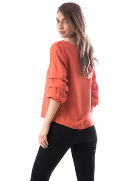 Bluza Dama Flydy154 Portocaliu