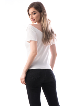 Bluza Dama Bumbac TweRy Alb