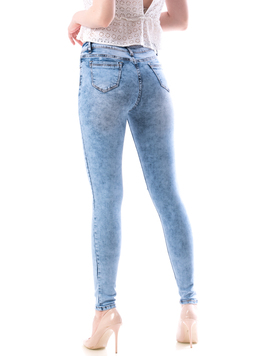 Jeans Dama Jkj199 Bleu