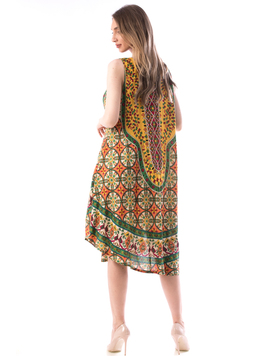 Rochie Dama Panza MadeMjD Galben