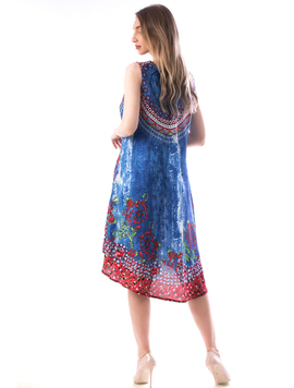 Rochie Dama Panza MadeMjF Bleumarin